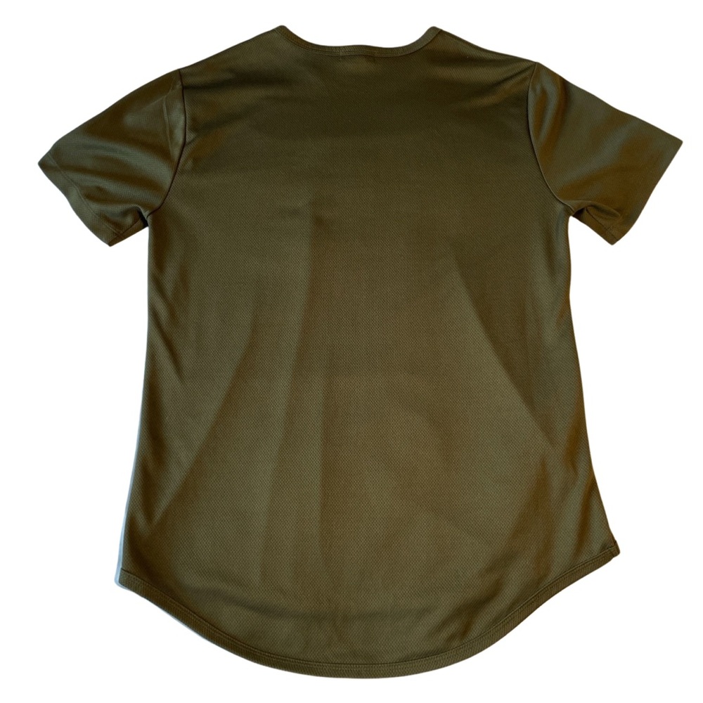 Forever 21 Men's Mesh Olive Green T-Shirt - Picture 2 of 3